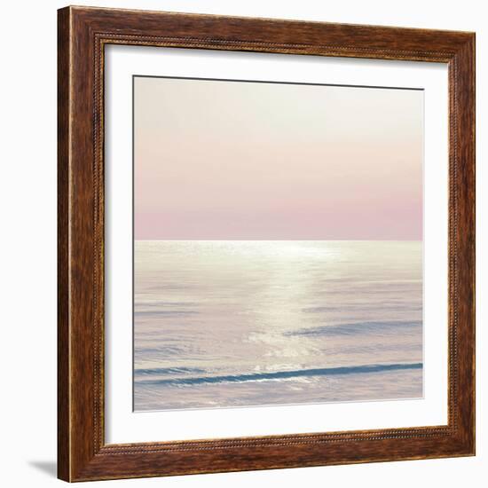 Moonlit Ocean Pink Blush II-Maggie Olsen-Framed Art Print