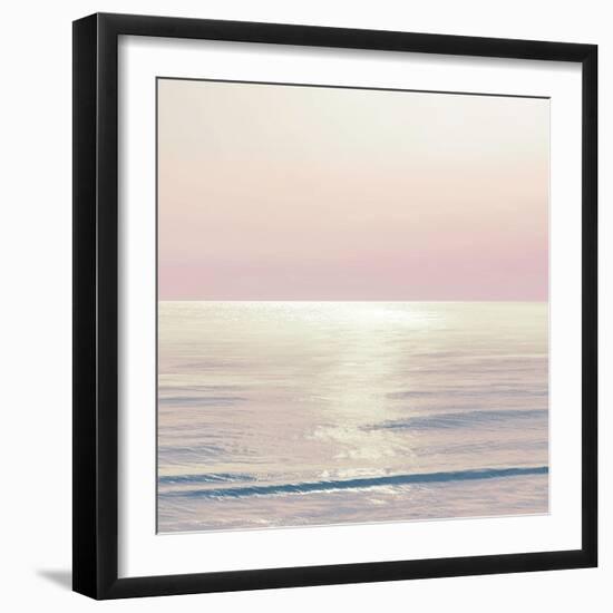 Moonlit Ocean Pink Blush II-Maggie Olsen-Framed Art Print