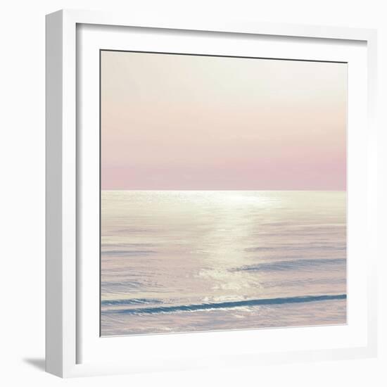 Moonlit Ocean Pink Blush II-Maggie Olsen-Framed Art Print