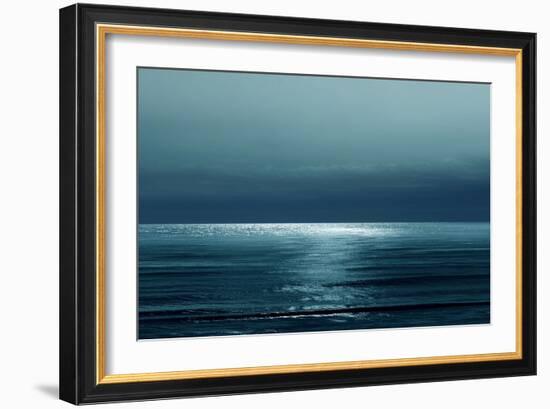 Moonlit Ocean Teal I-Maggie Olsen-Framed Art Print