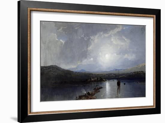 Moonlit River-William Trost Richards-Framed Giclee Print