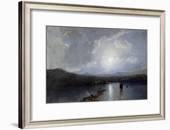 Moonlit River-William Trost Richards-Framed Giclee Print
