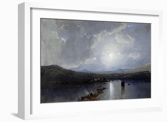 Moonlit River-William Trost Richards-Framed Giclee Print