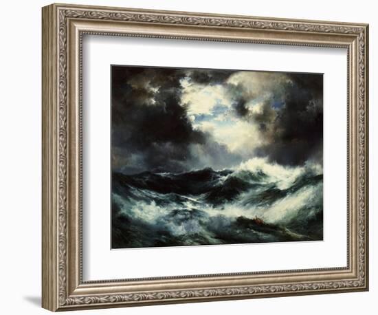 Moonlit Shipwreck at Sea Thomas Moran (1837-1926), 1901-Thomas Moran-Framed Giclee Print