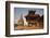 Moonlit View of Durbar Square, Bhaktapur, UNESCO World Heritage Site, Kathmandu Valley, Nepal, Asia-Ian Trower-Framed Photographic Print