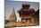 Moonlit View of Durbar Square, Bhaktapur, UNESCO World Heritage Site, Kathmandu Valley, Nepal, Asia-Ian Trower-Mounted Photographic Print