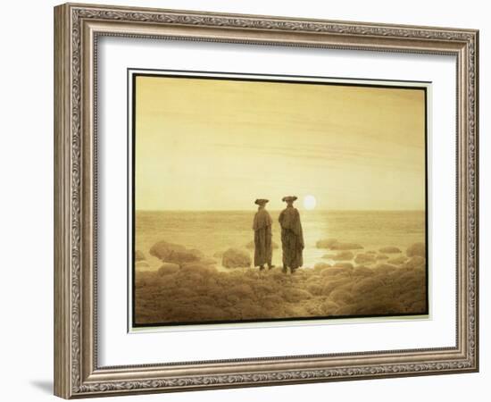 Moonrise, 1835-7-Caspar David Friedrich-Framed Giclee Print