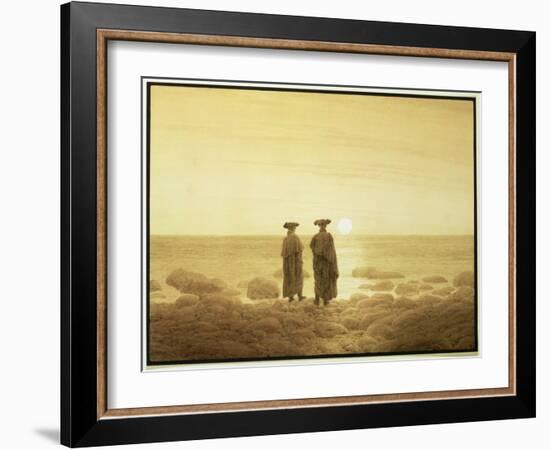 Moonrise, 1835-7-Caspar David Friedrich-Framed Giclee Print