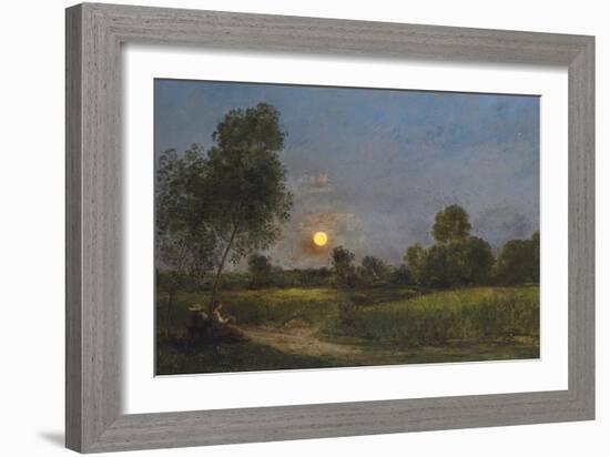 Moonrise, 1887-Charles Francois Daubigny-Framed Giclee Print