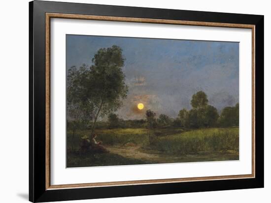 Moonrise, 1887-Charles Francois Daubigny-Framed Giclee Print