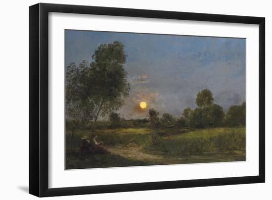 Moonrise, 1887-Charles Francois Daubigny-Framed Giclee Print