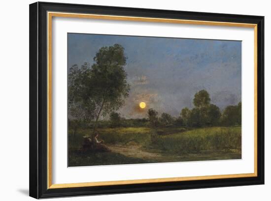 Moonrise, 1887-Charles Francois Daubigny-Framed Giclee Print