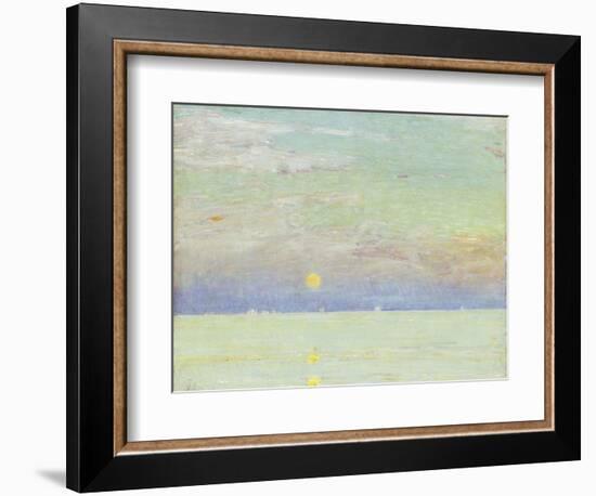 Moonrise at Sunset, Cape Ann, 1892-Childe Hassam-Framed Giclee Print