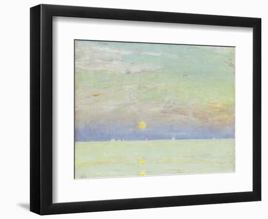 Moonrise at Sunset, Cape Ann, 1892-Childe Hassam-Framed Giclee Print