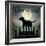 Moonrise Black Dog-Ryan Fowler-Framed Art Print