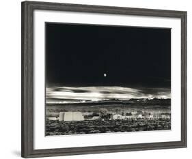 Moonrise, Hernandez-Ansel Adams-Framed Art Print
