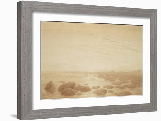 Moonrise on the Sea-Caspar David Friedrich-Framed Giclee Print