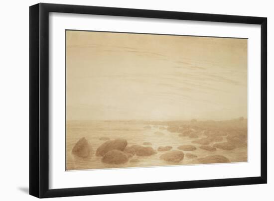 Moonrise on the Sea-Caspar David Friedrich-Framed Giclee Print