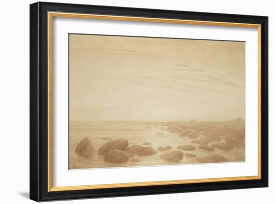 Moonrise on the Sea-Caspar David Friedrich-Framed Giclee Print