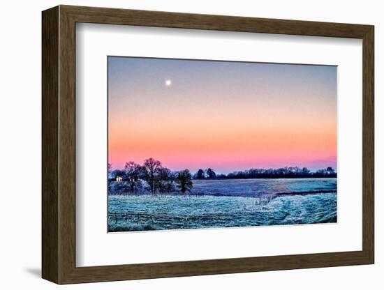 Moonrise Over Aux Arbeils-Colby Chester-Framed Photographic Print