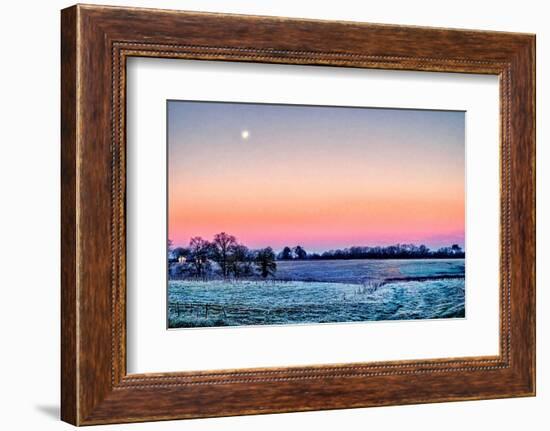 Moonrise Over Aux Arbeils-Colby Chester-Framed Photographic Print