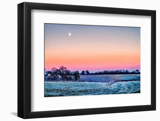 Moonrise Over Aux Arbeils-Colby Chester-Framed Photographic Print