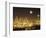 Moonrise over Nighttime Seattle, Washington, Usa-Janis Miglavs-Framed Photographic Print