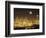 Moonrise over Nighttime Seattle, Washington, Usa-Janis Miglavs-Framed Photographic Print