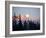 Moonrise over the North Cascades at Sunset, as Seen from Mount Baker, Washington.-Ethan Welty-Framed Photographic Print