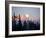 Moonrise over the North Cascades at Sunset, as Seen from Mount Baker, Washington.-Ethan Welty-Framed Photographic Print