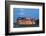 Moonrise over the Royal and Ancient Golf Club, St. Andrews, Fife, Scotland, United Kingdom, Europe-Mark Sunderland-Framed Photographic Print