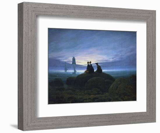 Moonrise over the Sea, 1774-Caspar David Friedrich-Framed Giclee Print