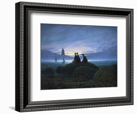 Moonrise over the Sea, 1774-Caspar David Friedrich-Framed Giclee Print