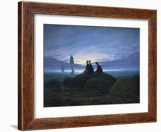 Moonrise over the Sea, 1774-Caspar David Friedrich-Framed Giclee Print