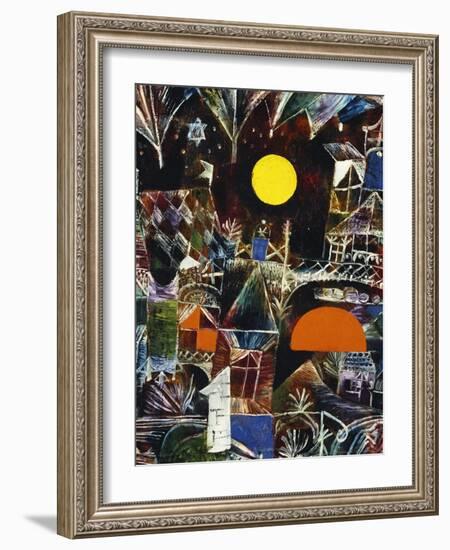 Moonrise - Sunset; Mondauf - Sonnenuntergang-Paul Klee-Framed Giclee Print