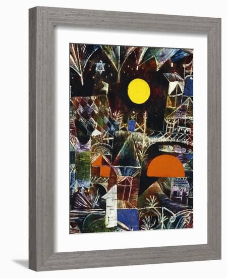 Moonrise - Sunset; Mondauf - Sonnenuntergang-Paul Klee-Framed Giclee Print