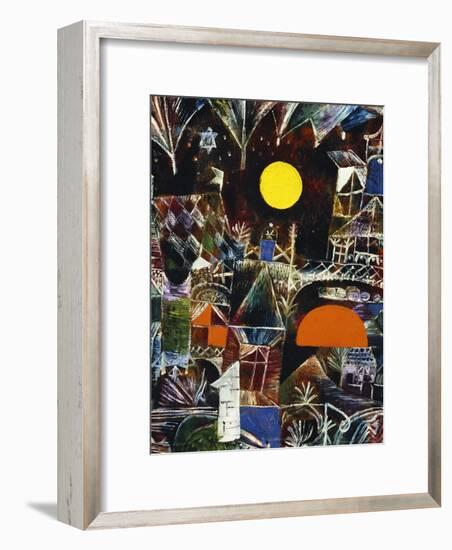 Moonrise - Sunset; Mondauf - Sonnenuntergang-Paul Klee-Framed Giclee Print