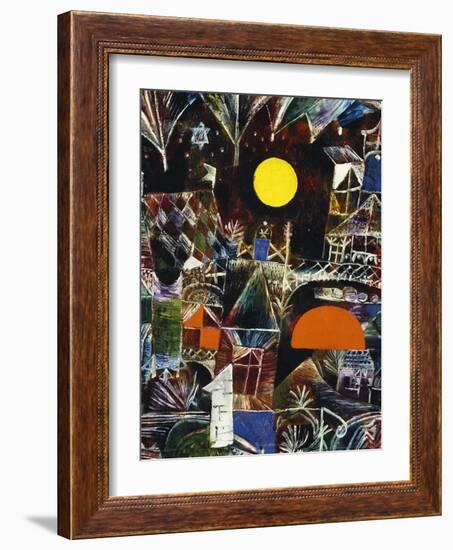 Moonrise - Sunset; Mondauf - Sonnenuntergang-Paul Klee-Framed Giclee Print