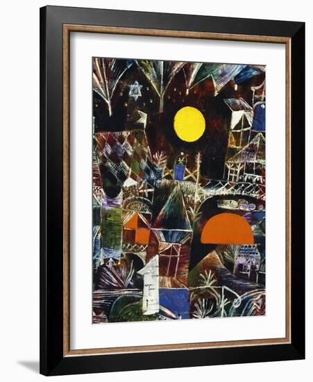 Moonrise - Sunset; Mondauf - Sonnenuntergang-Paul Klee-Framed Giclee Print