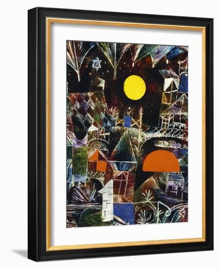 Moonrise - Sunset; Mondauf - Sonnenuntergang-Paul Klee-Framed Giclee Print