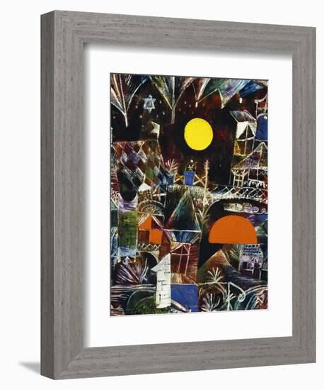 Moonrise - Sunset; Mondauf - Sonnenuntergang-Paul Klee-Framed Giclee Print