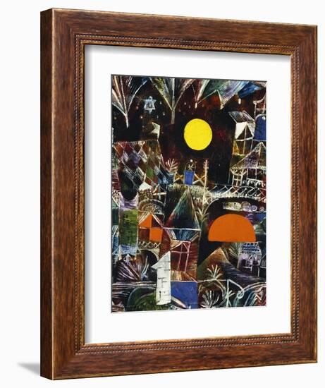 Moonrise - Sunset; Mondauf - Sonnenuntergang-Paul Klee-Framed Giclee Print