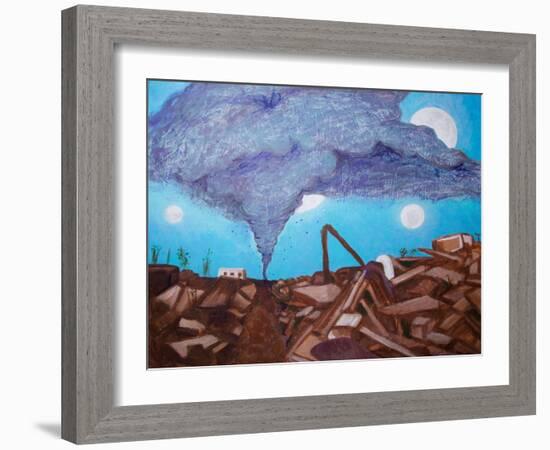 Moons Over Kansas-Cody Alice Moore-Framed Art Print