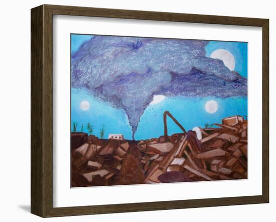 Moons Over Kansas-Cody Alice Moore-Framed Art Print