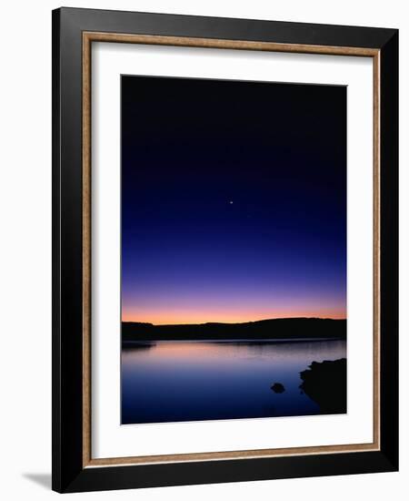 Moonscape, Lake Powell, UT-Amy And Chuck Wiley/wales-Framed Photographic Print