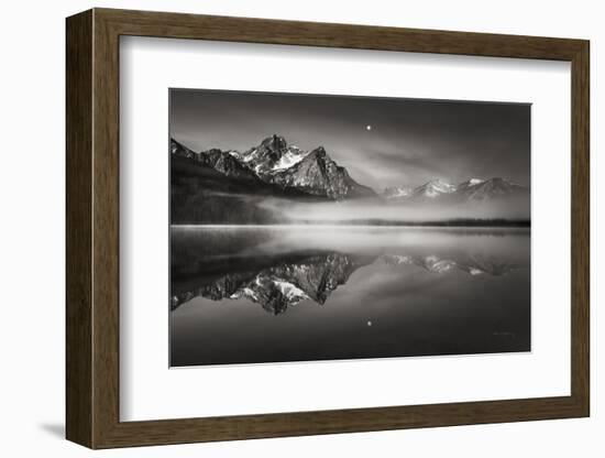 Moonset on McGown Peak-Alan Majchrowicz-Framed Photographic Print