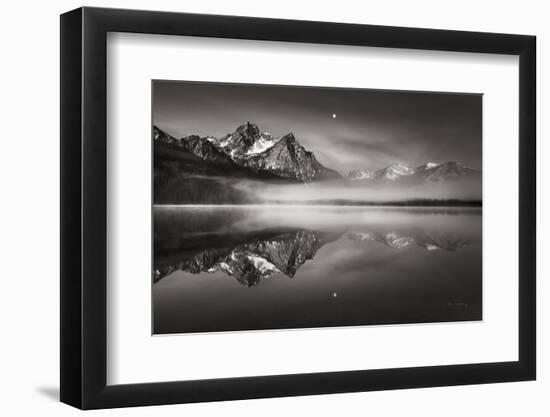 Moonset on McGown Peak-Alan Majchrowicz-Framed Photographic Print