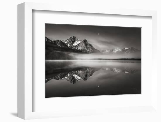 Moonset on McGown Peak-Alan Majchrowicz-Framed Photographic Print