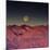 Moonset over Cottonwood Mountains, Death Valley, California, USA-Michel Hersen-Mounted Photographic Print