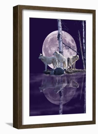 Moonset Point-Gordon Semmens-Framed Giclee Print